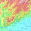 Piamonte topographic map, elevation, terrain