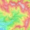 La Salette-Fallavaux topographic map, elevation, terrain