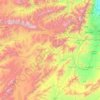 Maidan Wardak Province topographic map, elevation, terrain