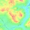 Ciminna topographic map, elevation, terrain