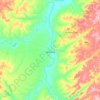 São Romão topographic map, elevation, terrain