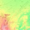 Bauchi topographic map, elevation, terrain