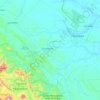 Kampar topographic map, elevation, terrain