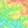 Le Frêche topographic map, elevation, terrain