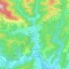 Vals-les-Bains topographic map, elevation, terrain