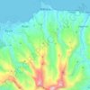 Mahina topographic map, elevation, terrain