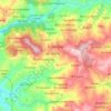 Beni Ouartilane topographic map, elevation, terrain