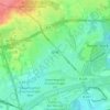 Erle topographic map, elevation, terrain