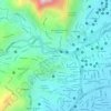 El Peñón topographic map, elevation, terrain