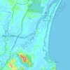 Gumma topographic map, elevation, terrain