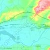 Coreses topographic map, elevation, terrain