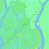 Sundarban topographic map, elevation, terrain