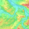 Wadgassen topographic map, elevation, terrain