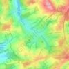 Wiesbach topographic map, elevation, terrain