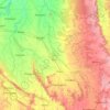 Baran topographic map, elevation, terrain