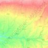 Daryapur topographic map, elevation, terrain