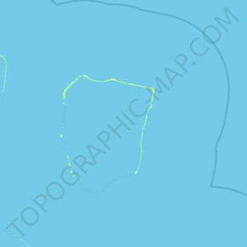 Apataki topographic map, elevation, terrain