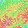 Waldleiningen topographic map, elevation, terrain