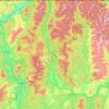 Pend Oreille County topographic map, elevation, terrain