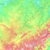 Matarraña topographic map, elevation, terrain