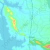 Rengali topographic map, elevation, terrain