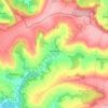 Ventelay topographic map, elevation, terrain