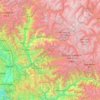 Kullu topographic map, elevation, terrain