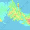 Kaimana topographic map, elevation, terrain