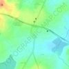 Attibele topographic map, elevation, terrain