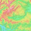 Bohinj topographic map, elevation, terrain