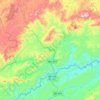Santa Rita de Jacutinga topographic map, elevation, terrain