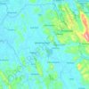 Bulathsinhala DS Division topographic map, elevation, terrain