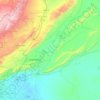 Al-Qutayfah District topographic map, elevation, terrain
