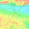 Dalad Banner topographic map, elevation, terrain