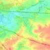 Wolston CP topographic map, elevation, terrain