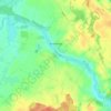Bröbberow topographic map, elevation, terrain