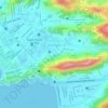 Vital Brazil topographic map, elevation, terrain