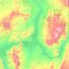 Lago Mead topographic map, elevation, terrain