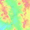 Baviácora topographic map, elevation, terrain