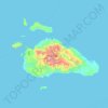 Obi Islands topographic map, elevation, terrain