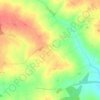 Adstone topographic map, elevation, terrain