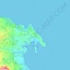 Augusta topographic map, elevation, terrain