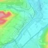 Bretzenheim topographic map, elevation, terrain
