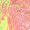 Payette National Forest topographic map, elevation, terrain