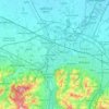 Fiume Reno topographic map, elevation, terrain