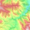 Yanguas topographic map, elevation, terrain