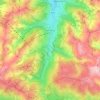 Jochberg topographic map, elevation, terrain