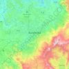 Bamenda topographic map, elevation, terrain