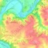Döben topographic map, elevation, terrain