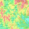Yangshan County topographic map, elevation, terrain
